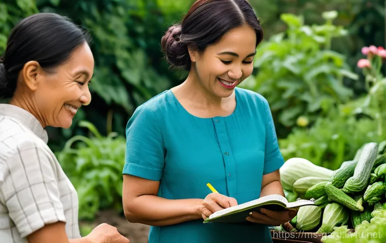 텃밭 농사 일기 작성법 - **Prompt:** A focused Malaysian man in his 40s, dressed in a practical t-shirt and knee-length cargo... 텃밭 농사 일기 작성법 - **Prompt:** A focused Malaysian man in his 40s, dressed in a practical t-shirt and knee-length cargo...