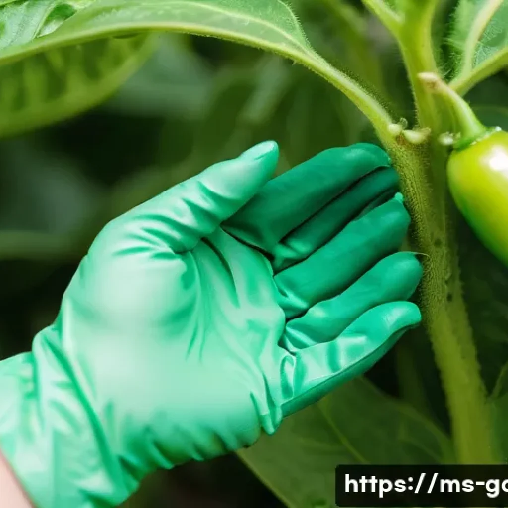 정원 텃밭 해충 방제 제품 비교 - **Prompt:** A serene, sun-drenched close-up of a gardener's hands, with well-maintained fingernails ...