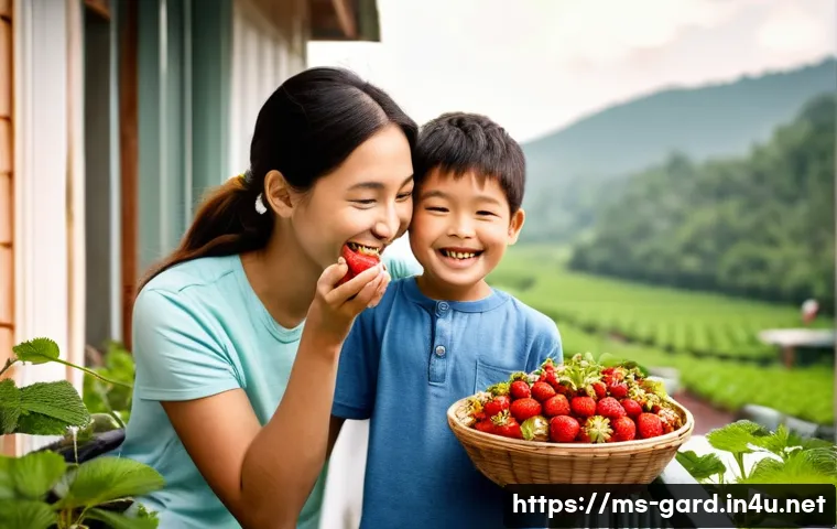 텃밭에서 딸기 키우기 관련 이미지 1